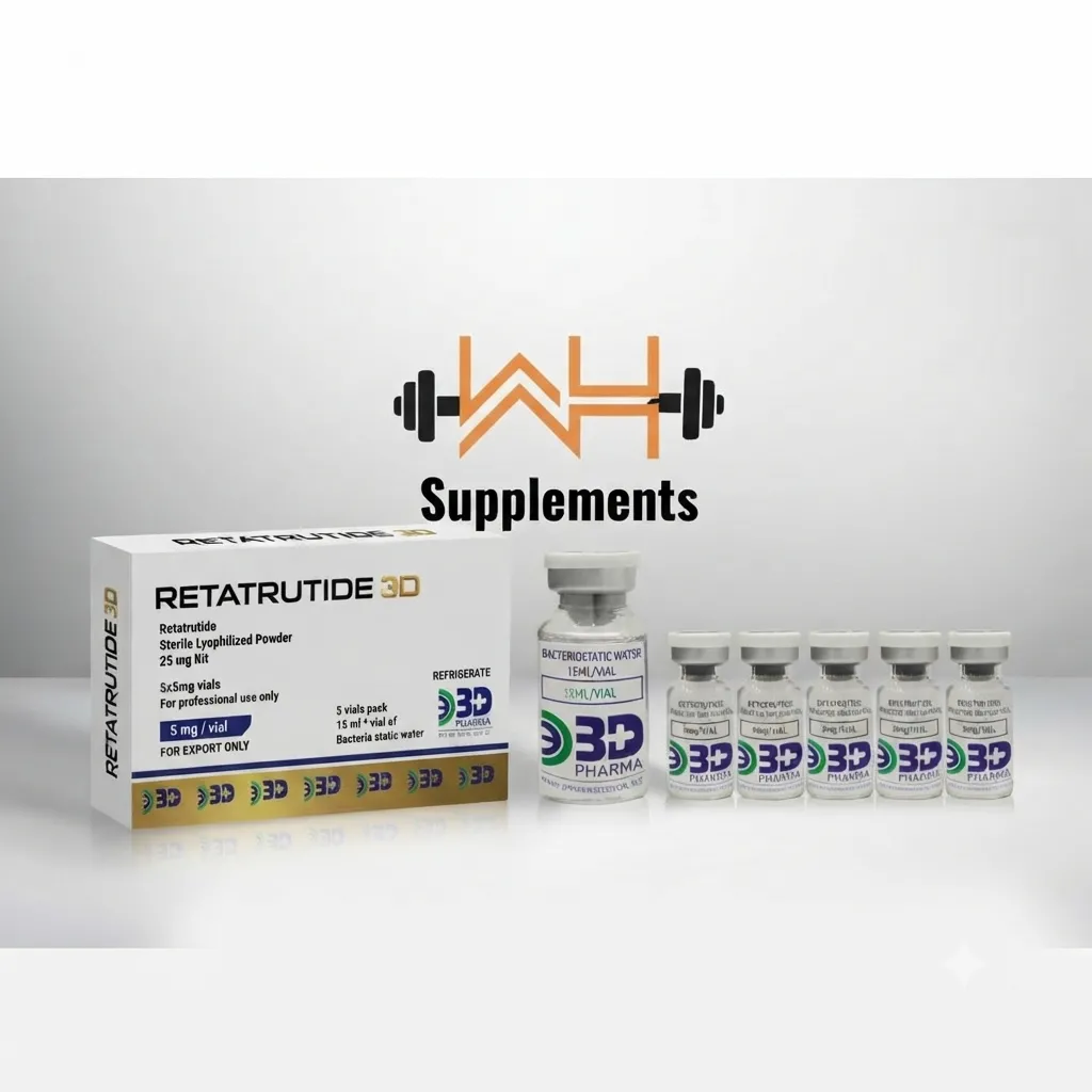 3D Pharma - RETATRUTIDE 3D - Sterile Lyophilized Peptide - 5 mg/vial