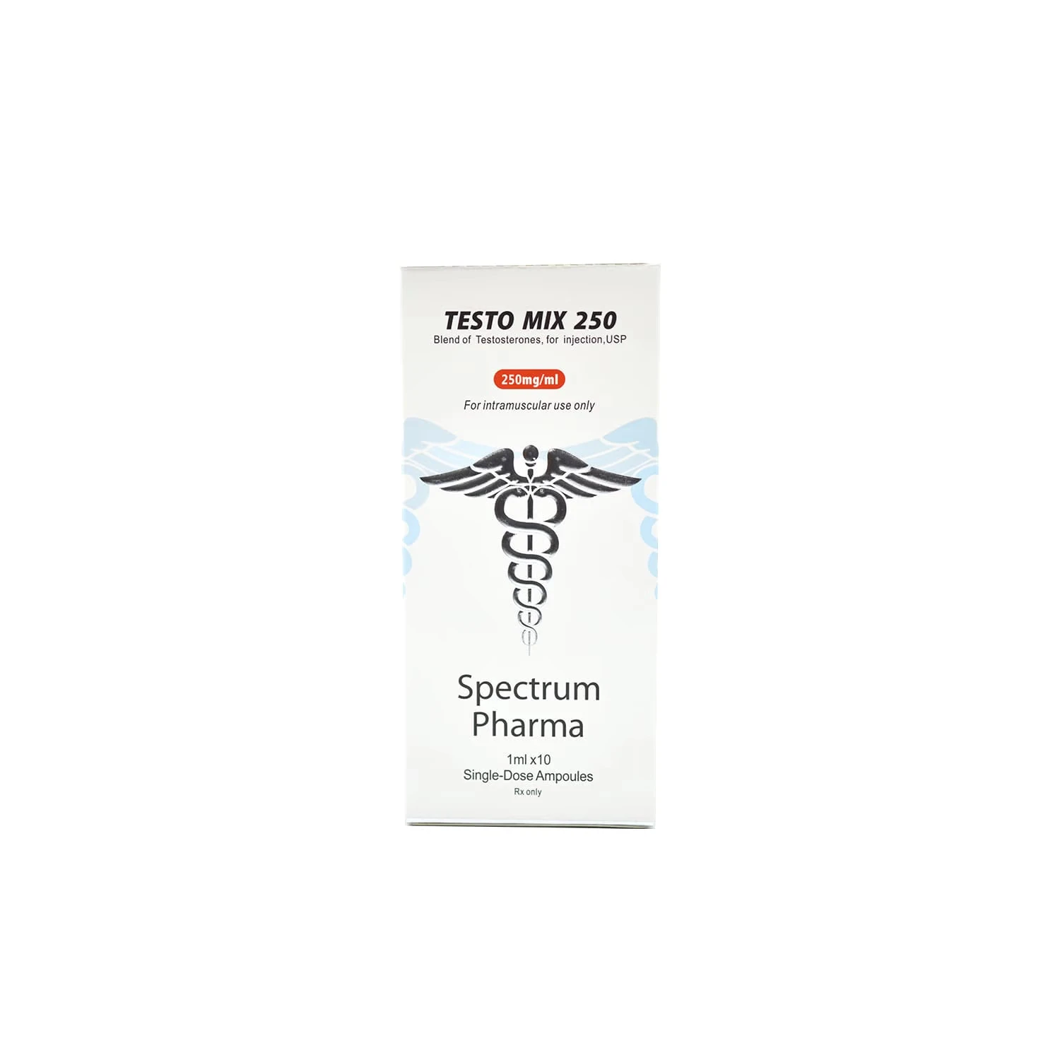 Spectrum Pharma - Testo Mix 250 (Blend of Testosterones) - 250mg/ml - 10 Ampoules x 1ml