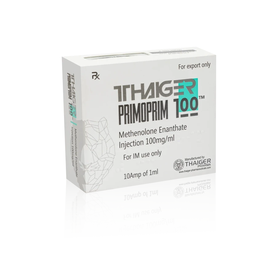 Thaiger Pharma - Primoprim 100 (Methenolone Enanthate Injection) - 100mg/ml - 10 Ampoules x 1ml