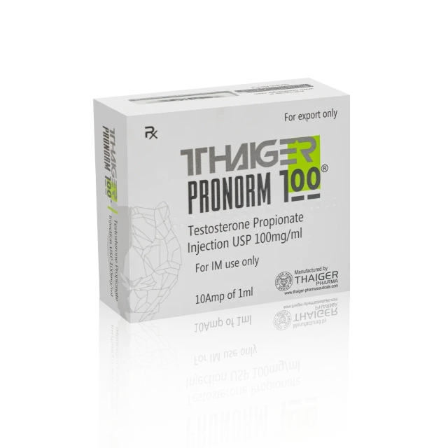 Thaiger Pharma - Pronorm 100 (Testosterone Propionate Injection USP) - 100mg/ml - 10 Ampoules x 1ml