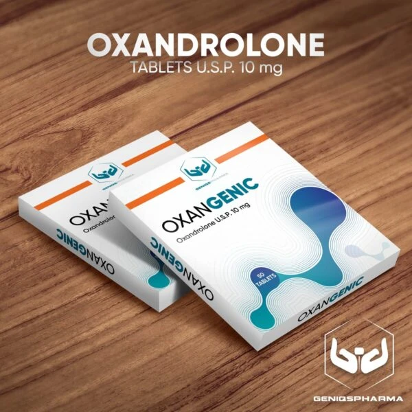 Geniqspharma - Oxangenic (Oxandrolone Tablets U.S.P.) - 10mg - 50 Tablets